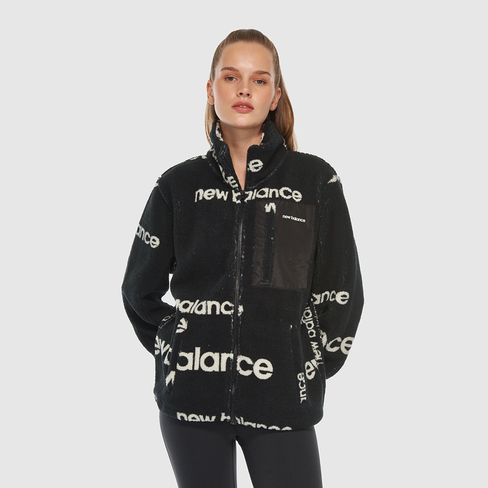 New Balance Siyah Unisex Sweatshirt