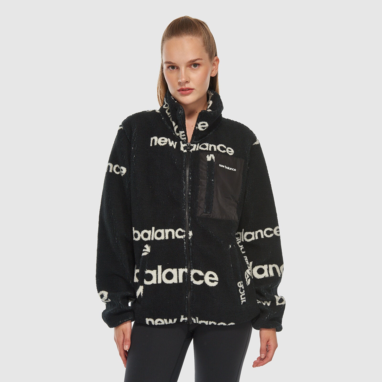 New Balance Siyah Unisex Sweatshirt