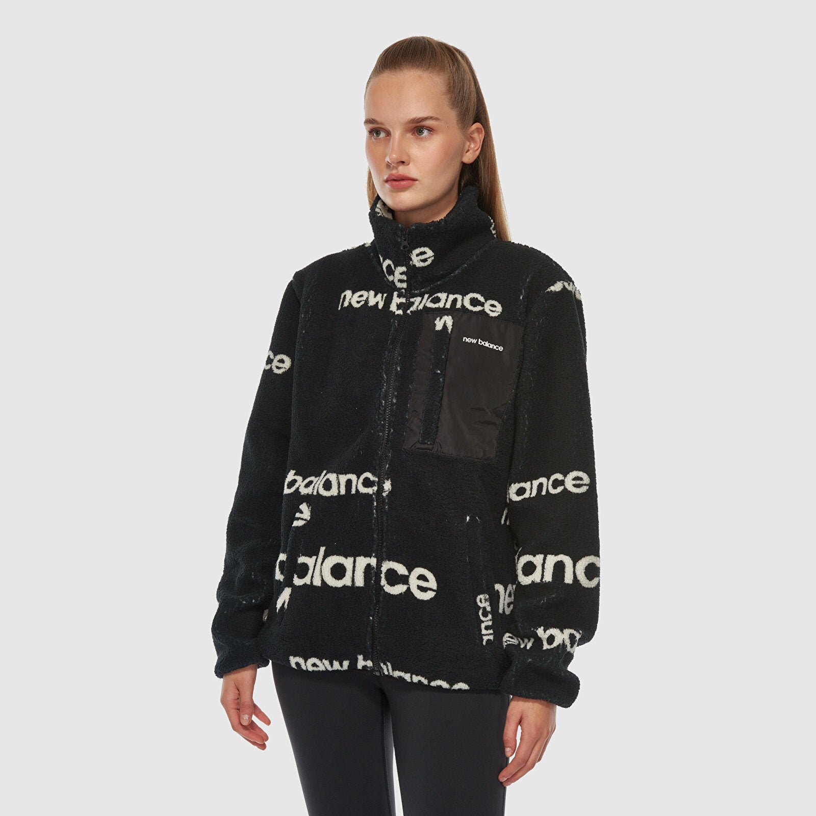 New Balance Siyah Unisex Sweatshirt