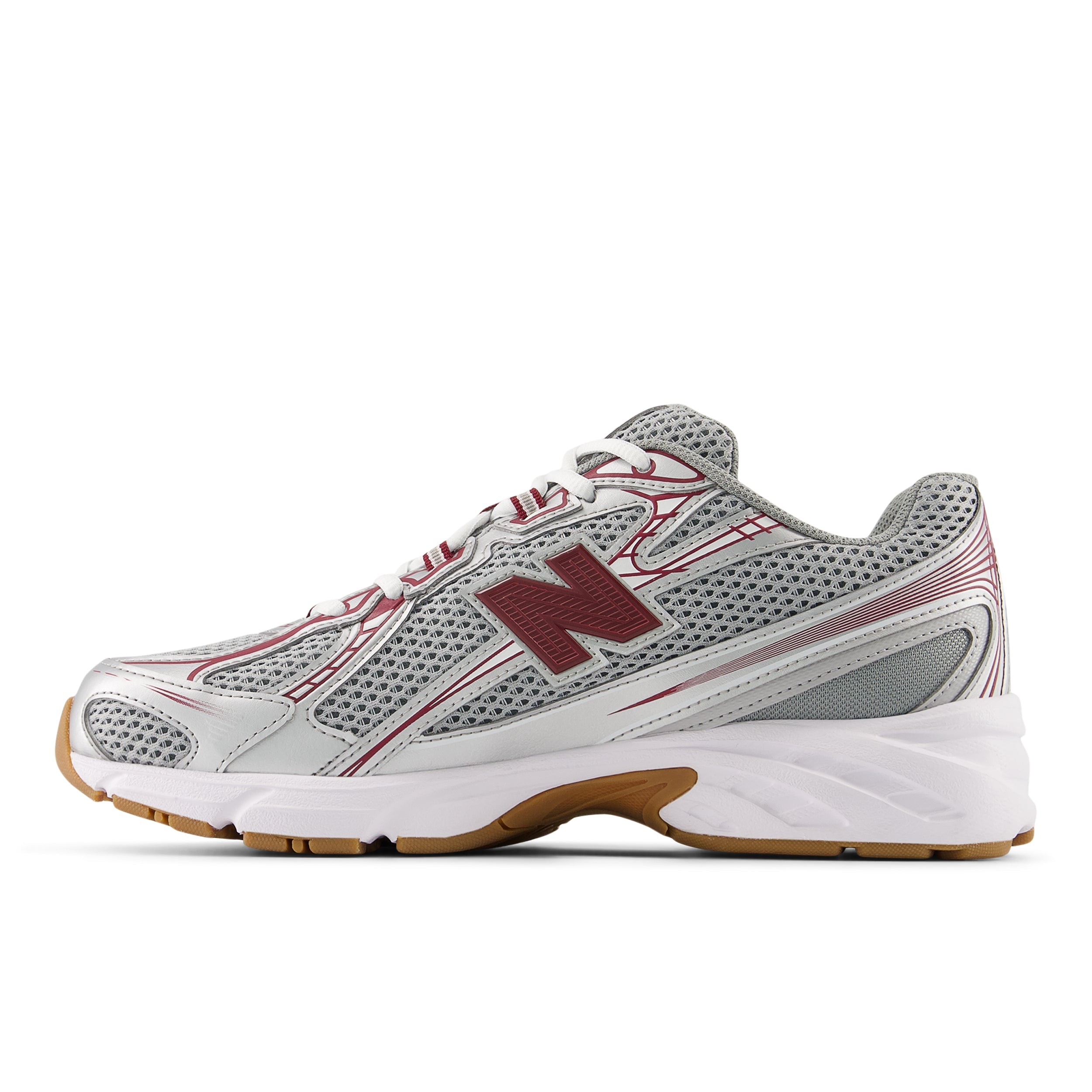 New Balance 740 Erkek Sneaker - Antrasit-Kırmızı
