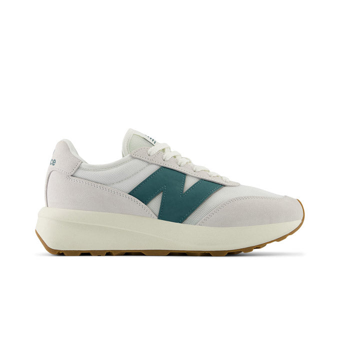 New Balance 370 Erkek Sneaker - Beyaz-Yeşil