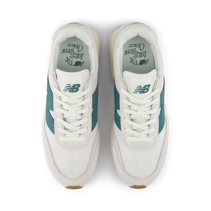 New Balance 370 Erkek Sneaker - Beyaz-Yeşil