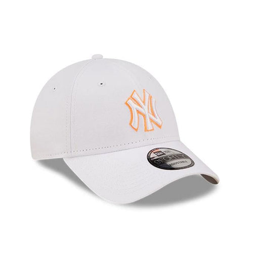 New Era Neon Outline 9Forty Unisex Şapka - Beyaz