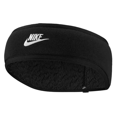 Nike Acc Club Fleece 2.0 Unisex Saç Bandı - Siyah-Beyaz