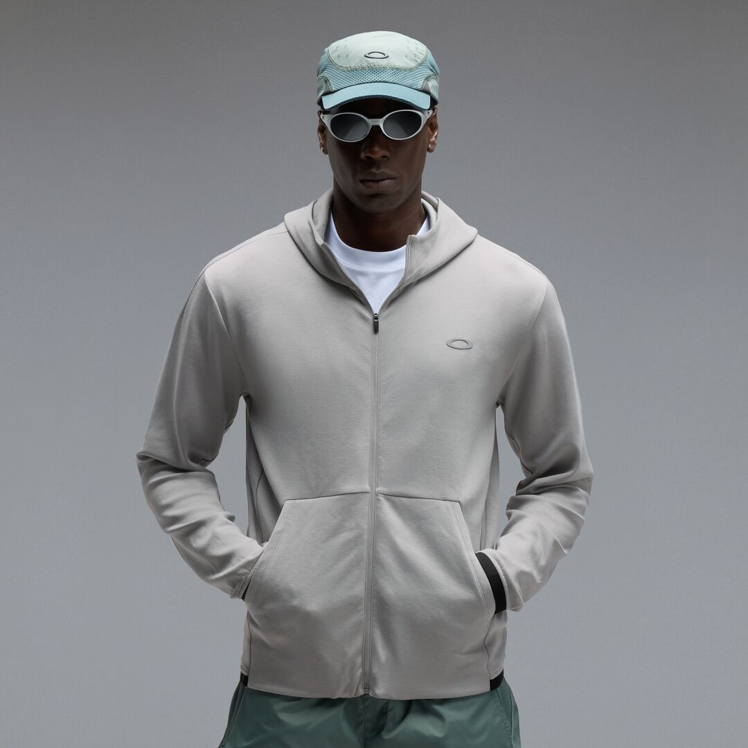 Oakley  Edge Force Full Zip Hoodie Erkek Sweatshirt - Gri