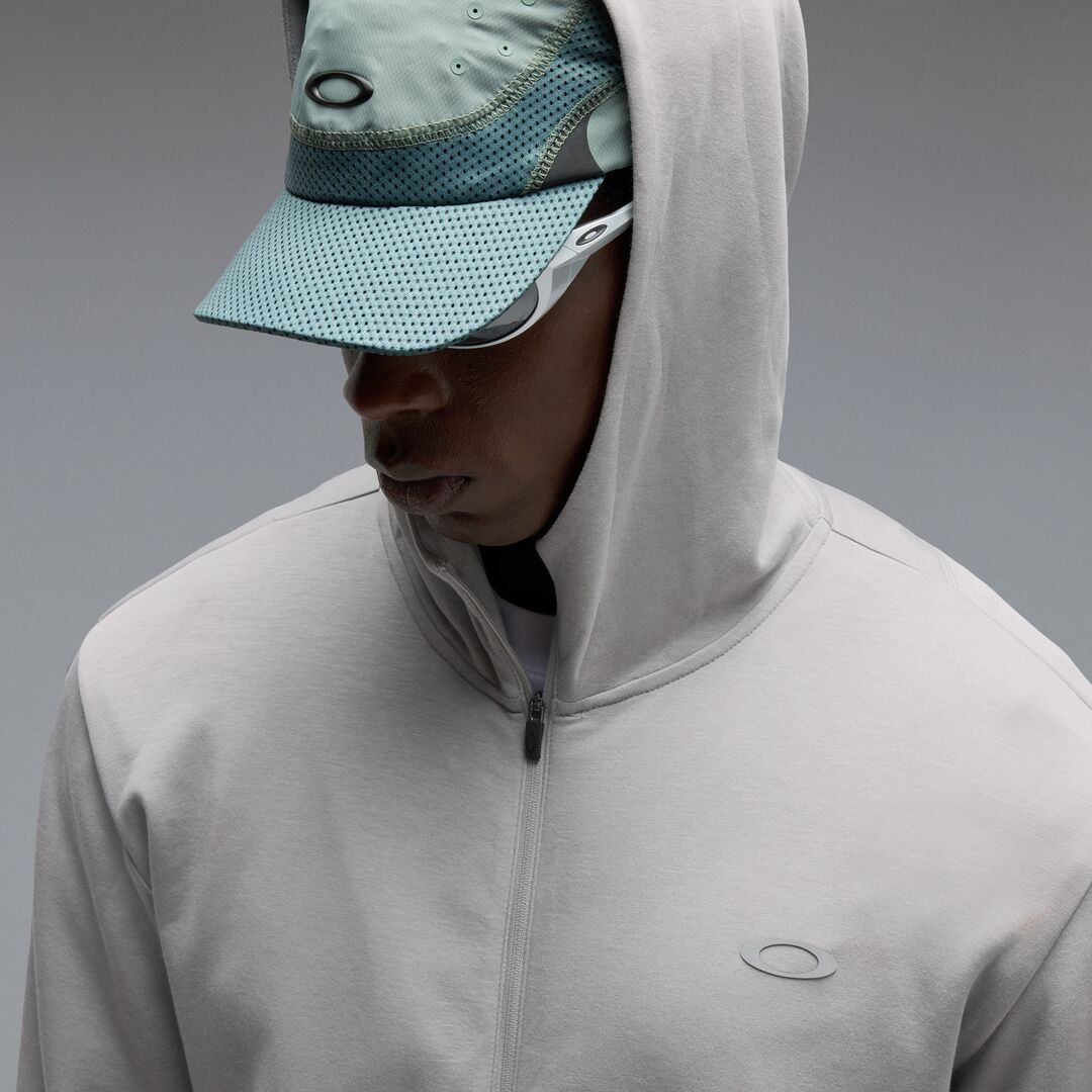 Oakley  Edge Force Full Zip Hoodie Erkek Sweatshirt - Gri