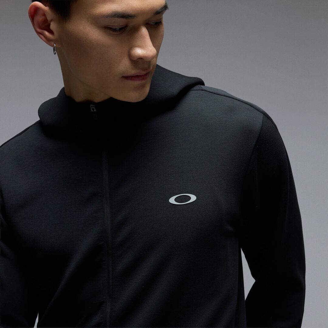 Oakley  Edge Force Full Zip Hoodie Erkek Sweatshirt - Siyah