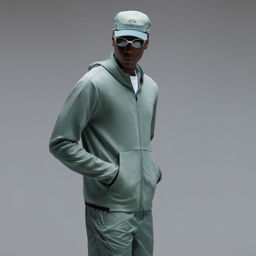 Oakley  Edge Force Full Zip Hoodie Erkek Sweatshirt - Yeşil