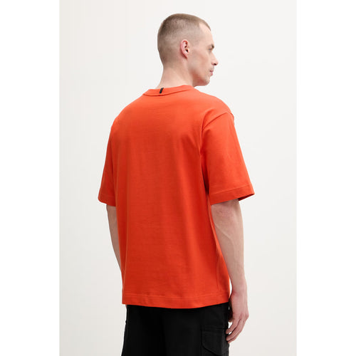 Oakley  Mountain Ridge Embroidered Erkek T-Shirt - Turuncu