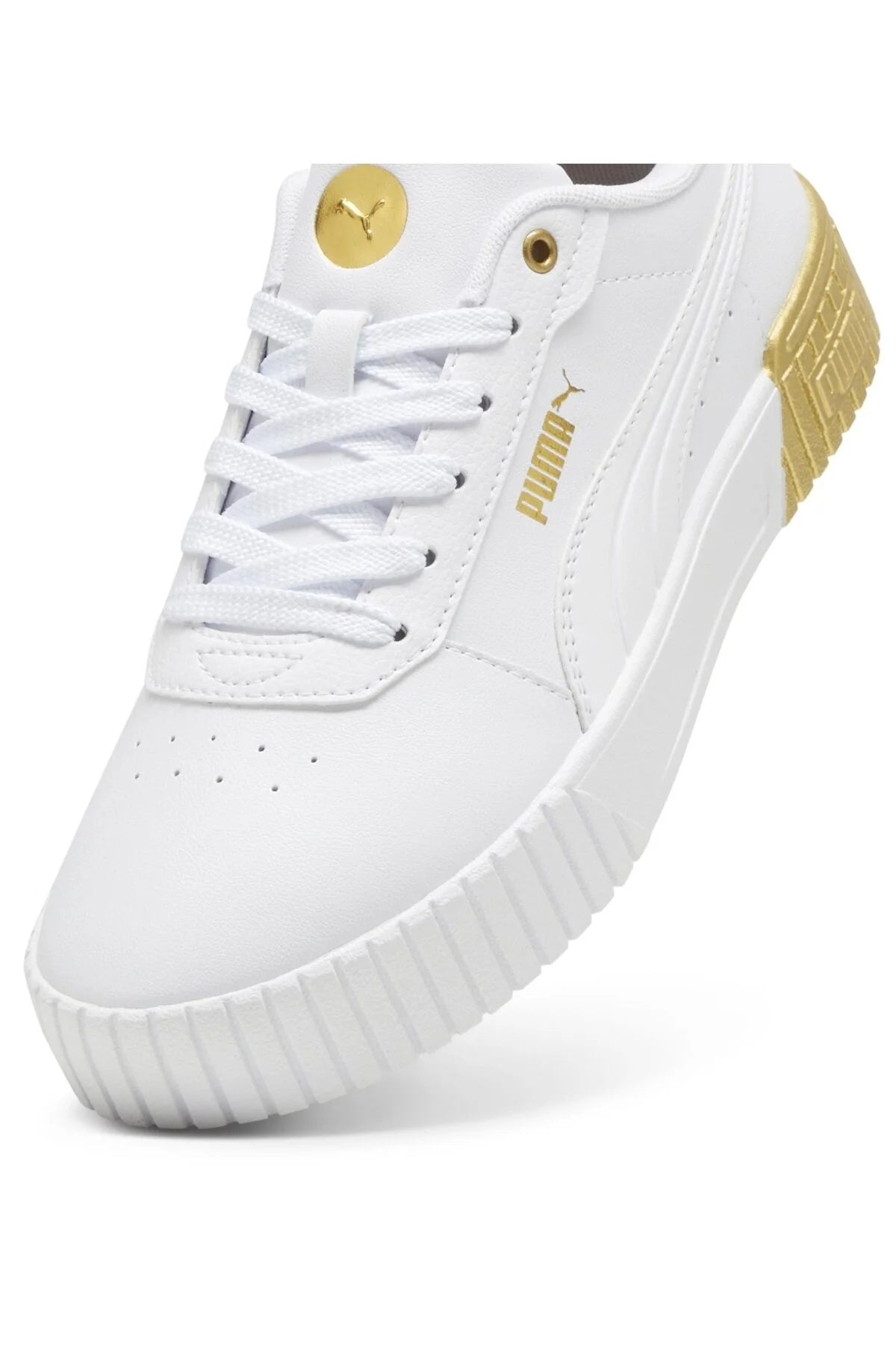 Puma Carina 2.0 Metallic Dream Kadın Sneaker - Beyaz