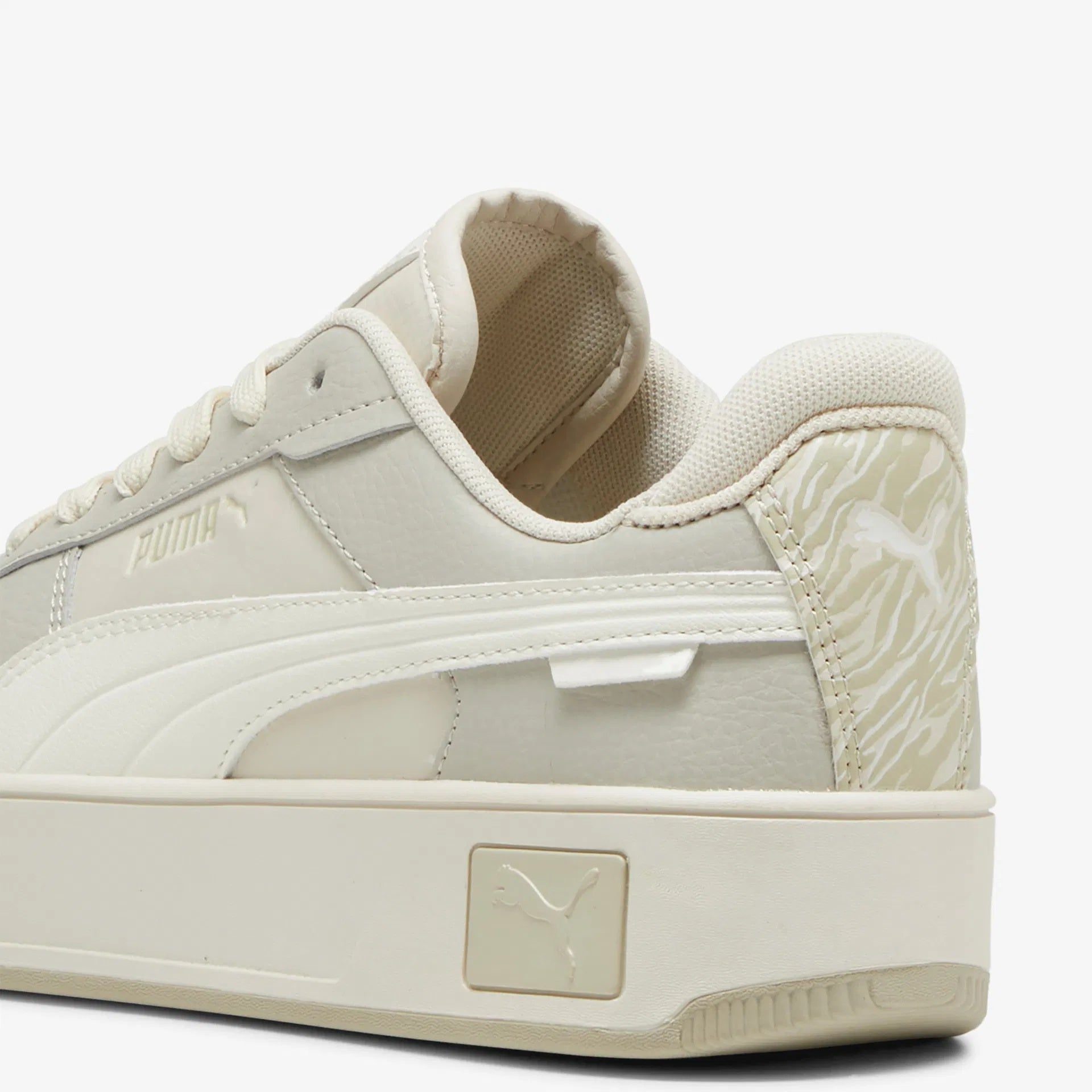 Puma Carina Street Animall Fever Kadın Sneaker - Bej
