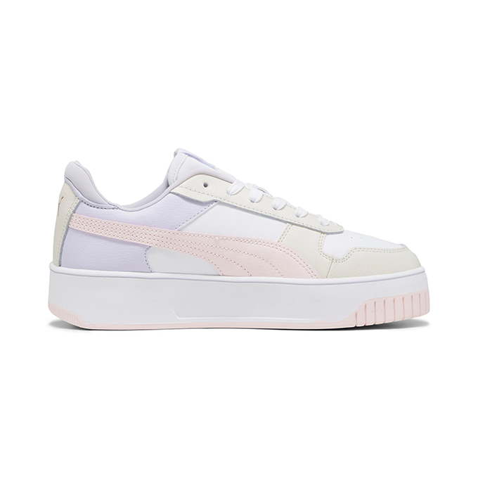 Puma Carina Street Kadın Puma White-Frosty Pink-Alpine Snow Sneaker