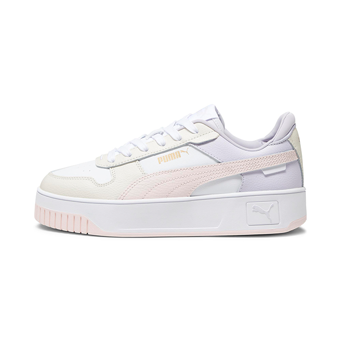 Puma Carina Street Kadın Puma White-Frosty Pink-Alpine Snow Sneaker