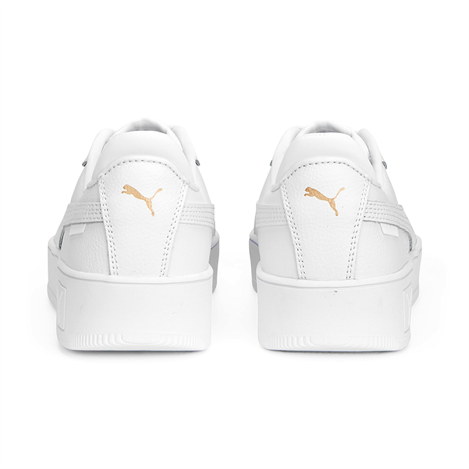 Puma Carina Street Kadın Puma White-Puma White-Puma Gold Sneaker