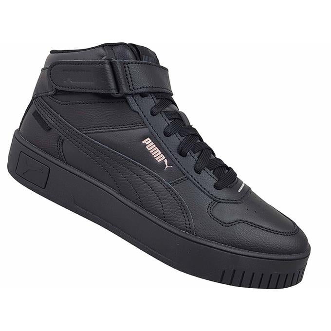 Puma Carina Street Mid Kadın Puma Black-Puma Black-Rose Gold Sneaker