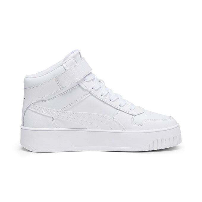 Puma Carina Street Mid Kadın Puma White-Puma White-Puma Gold Sneaker