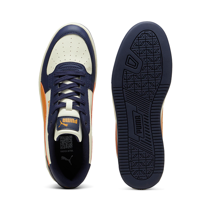 Puma Caven 2.0 Unisex Navy-Ginger Tea-Warm White Sneaker