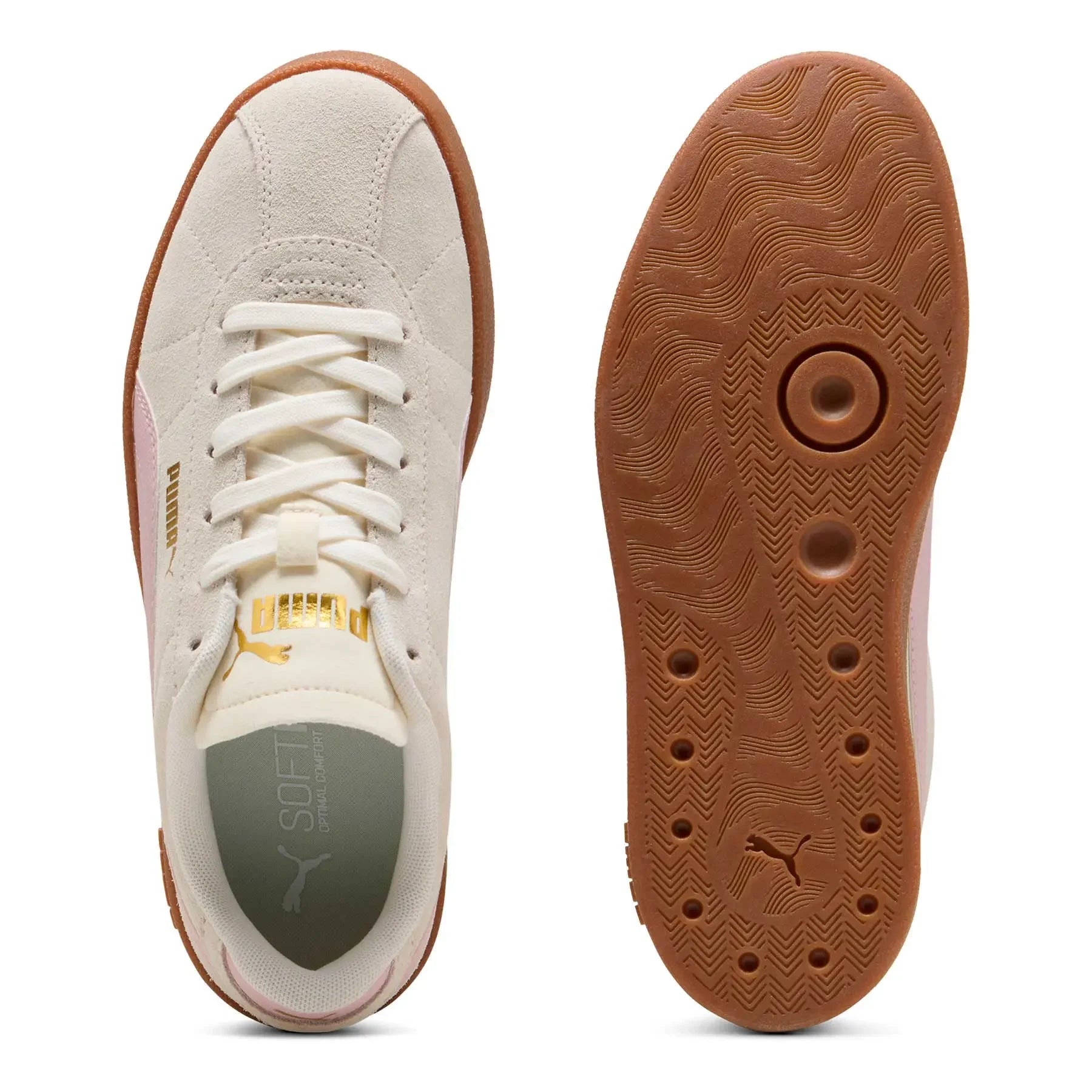 Puma Club Iı Çocuk - Unisex Warm White-Rose Mauve-Gum Sneaker