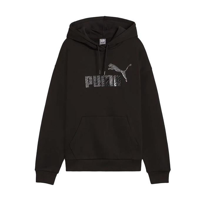 Puma Ess+ Anımal Fl Kadın Siyah Sweatshirt