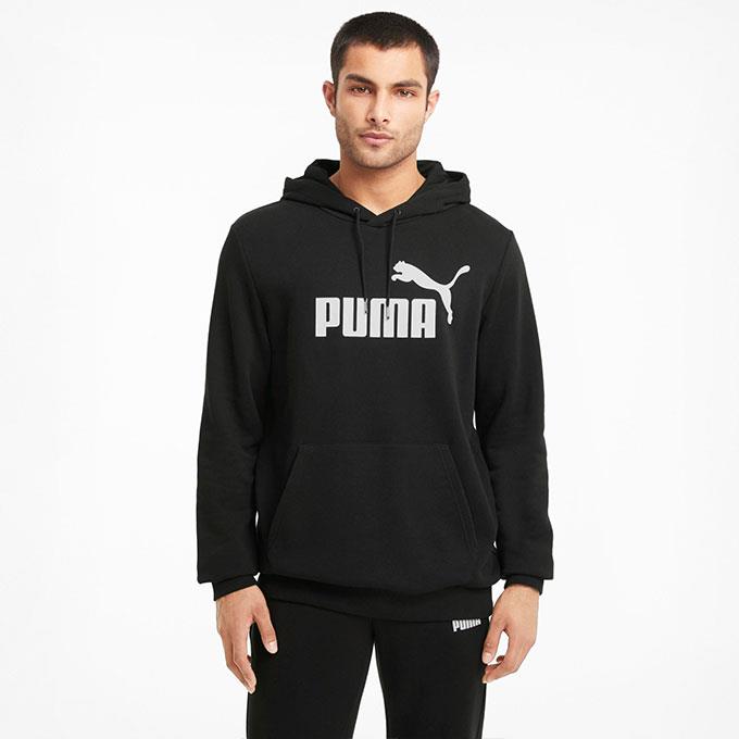 Puma Ess Big Logo Erkek Puma Black Sweatshirt
