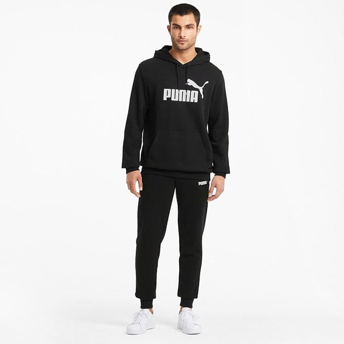 Puma Ess Big Logo Erkek Puma Black Sweatshirt