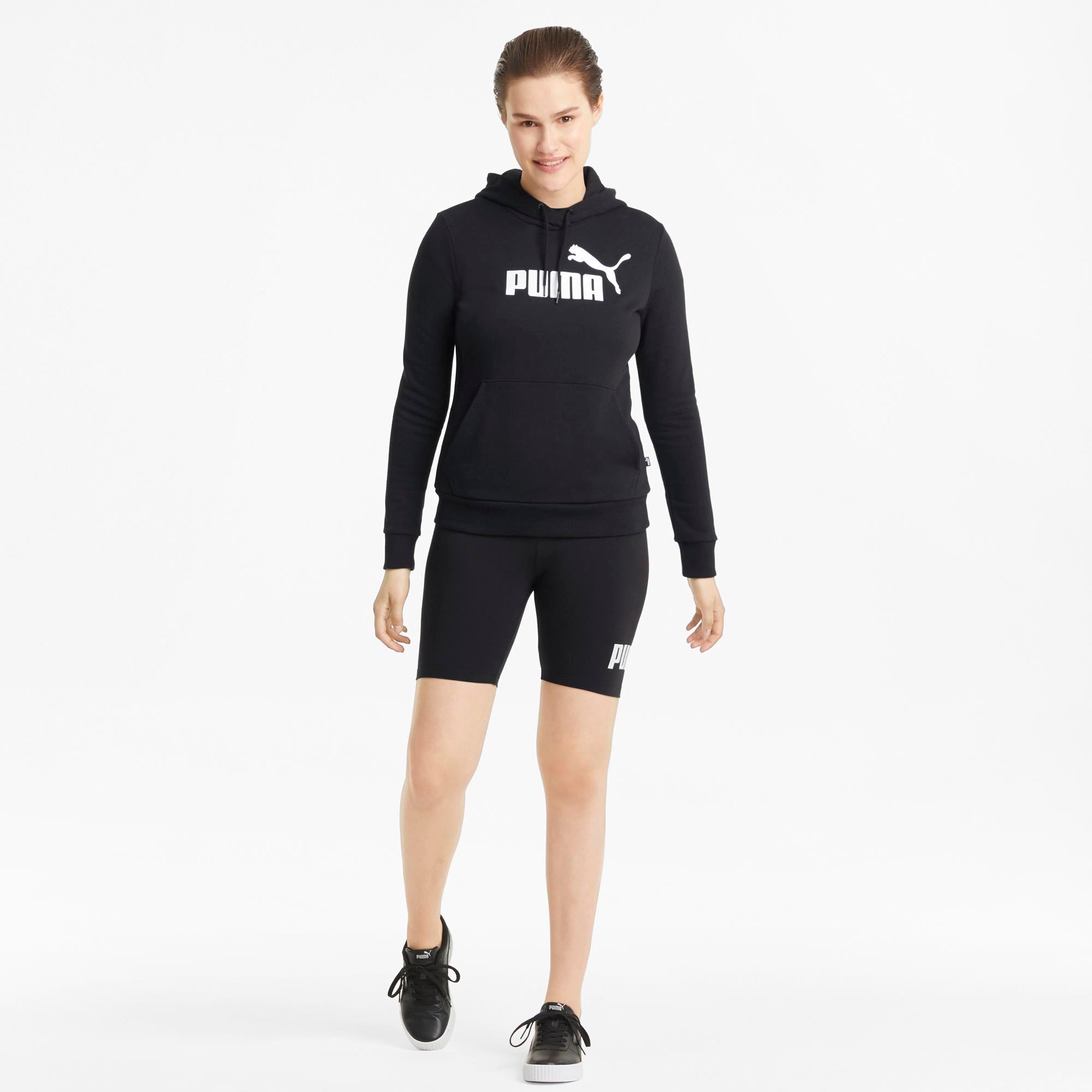 Puma Ess Logo Tr Kadın Puma Black Sweatshirt