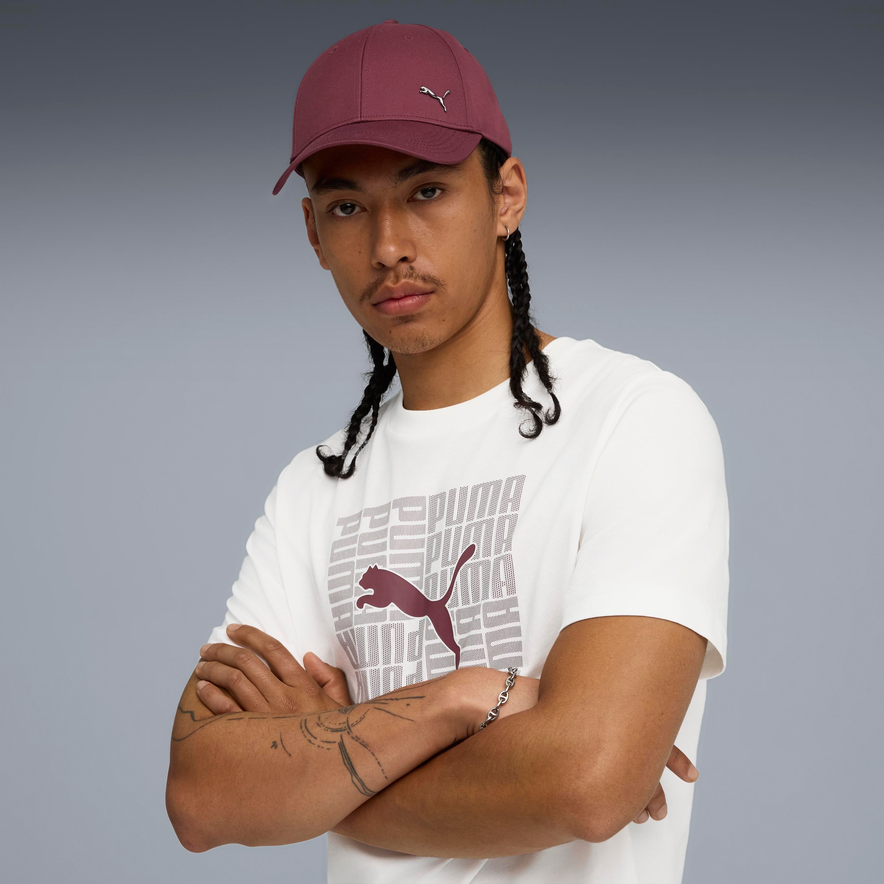 Puma Ess Metal Cat Bb Cap Unisex Bordo Şapka