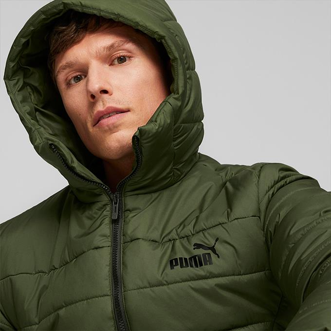 Puma Essentials Padded  Haki Erkek Mont