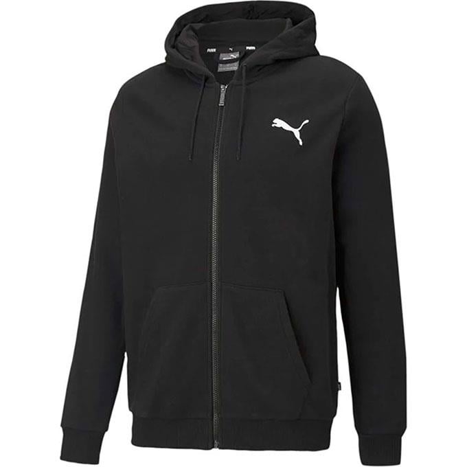Puma Ess Small Logo Fz Tr Erkek Puma Black-Cat Sweatshirt