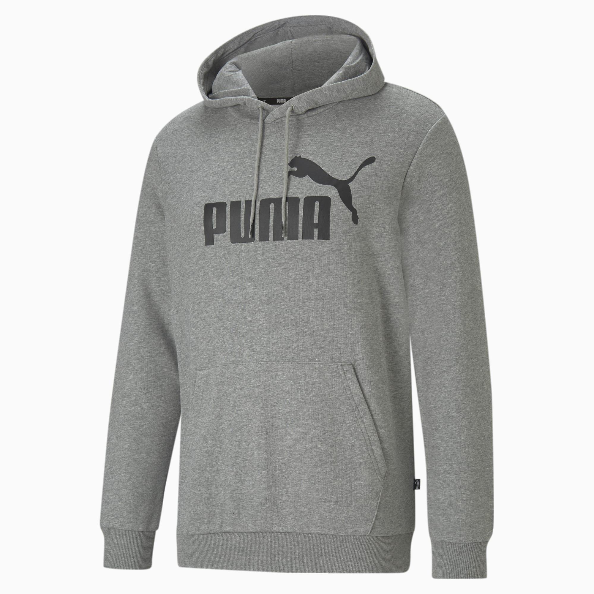 Puma Essentials Big Logo Erkek Sweatshirt - Gri