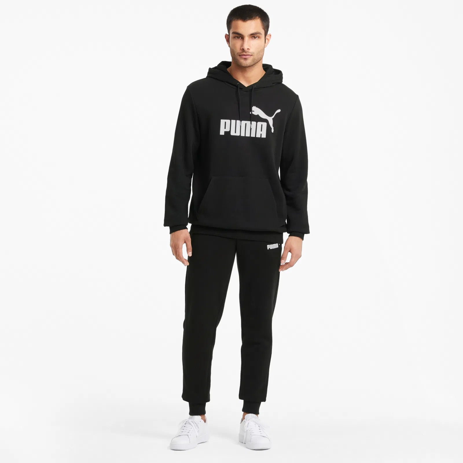 Puma Essentials Big Logo Erkek Sweatshirt - Siyah