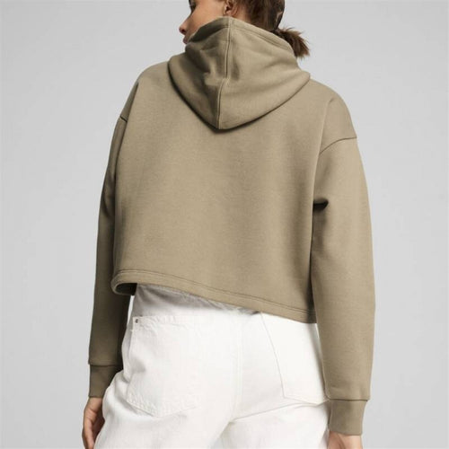 Puma Essentials Logo Kadın Sweatshirt - Bej