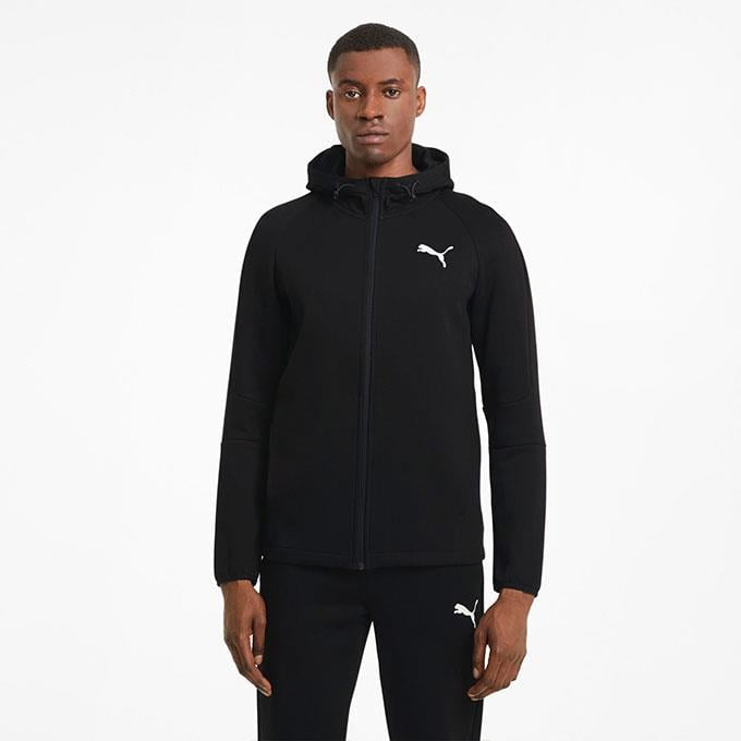 Puma Evostrıpe Core Fz Erkek Puma Black Sweatshirt