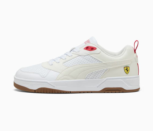 Puma Ferrari RBD Drive Low Erkek Sneaker - Beyaz-Kırmızı