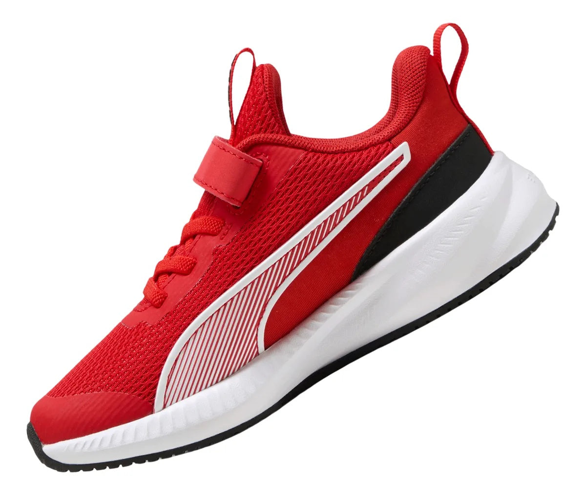 Puma Flyer 3 AC+PS Unisex Çocuk Sneaker - Kırmızı