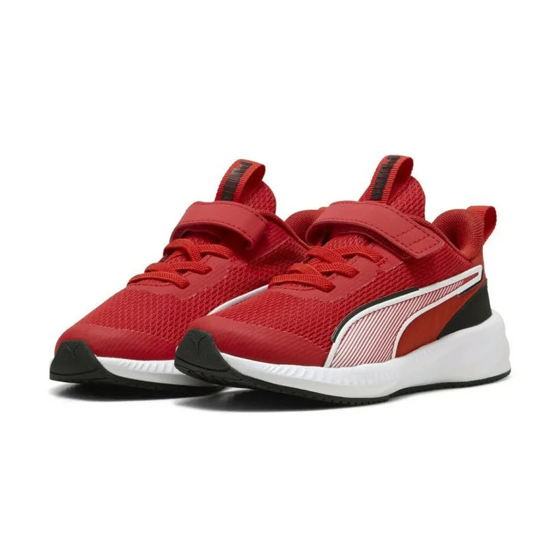 Puma Flyer 3 AC+PS Unisex Çocuk Sneaker - Kırmızı