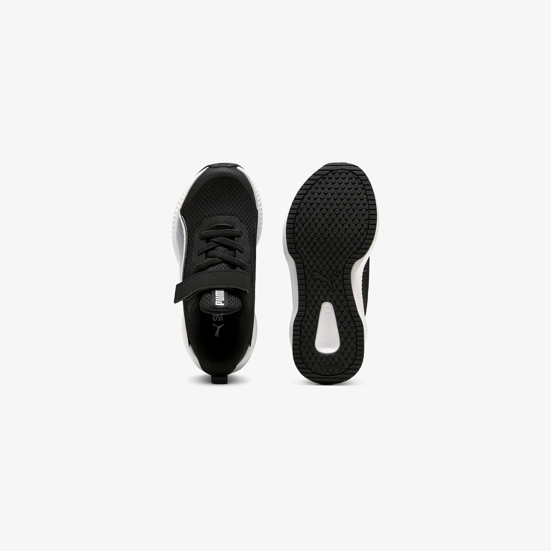 Puma Flyer 3 AC+PS Unisex Çocuk Sneaker - Siyah