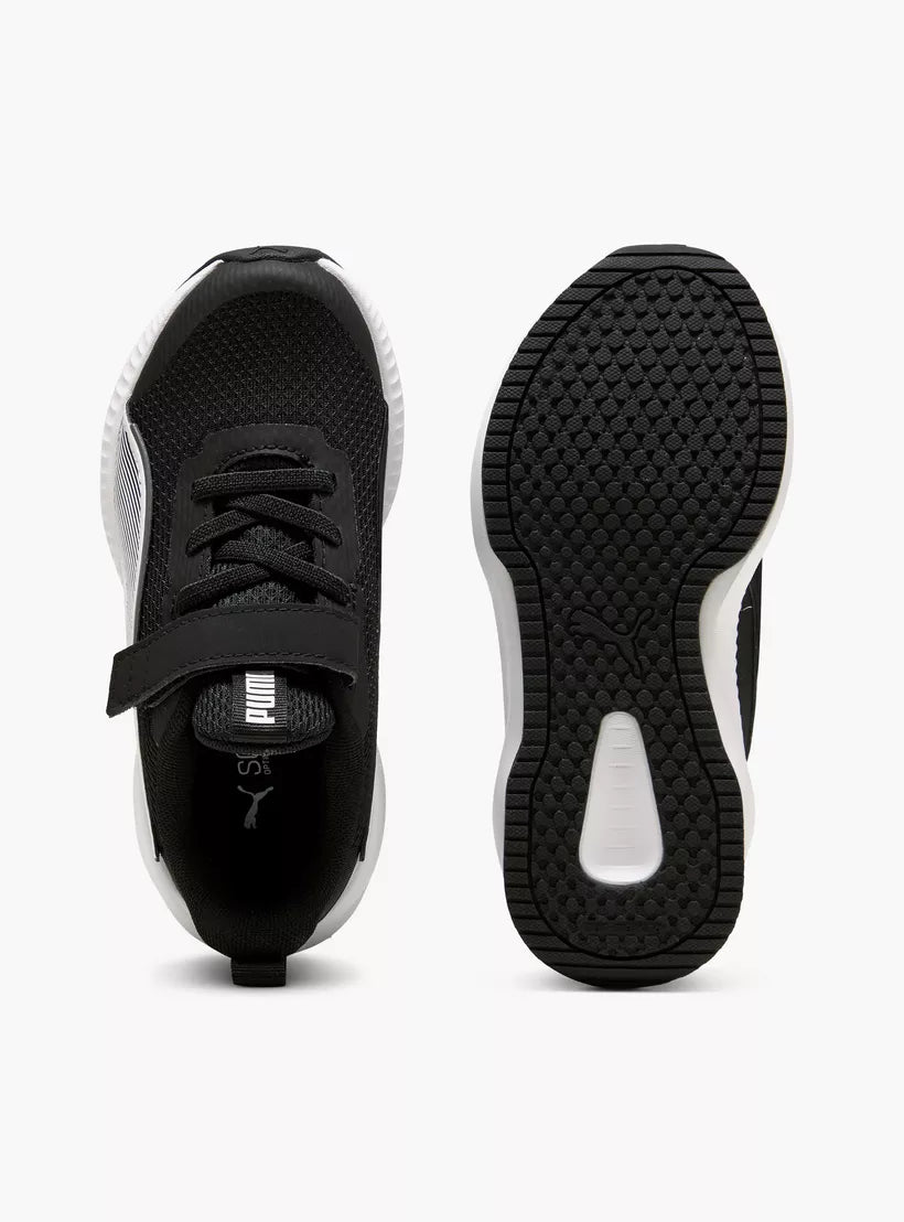Puma Flyer 3 AC+PS Unisex Çocuk Sneaker - Siyah