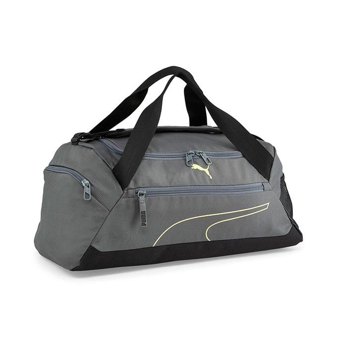 Puma Fundamentals S Unisex Mineral Gray-Lime Sheen Spor Çanta