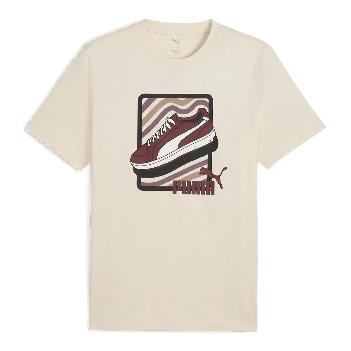 Puma Graphic Bej Erkek T-Shirt