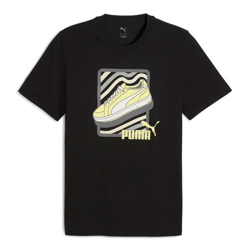 Puma Graphic Erkek T-Shirt - Siyah