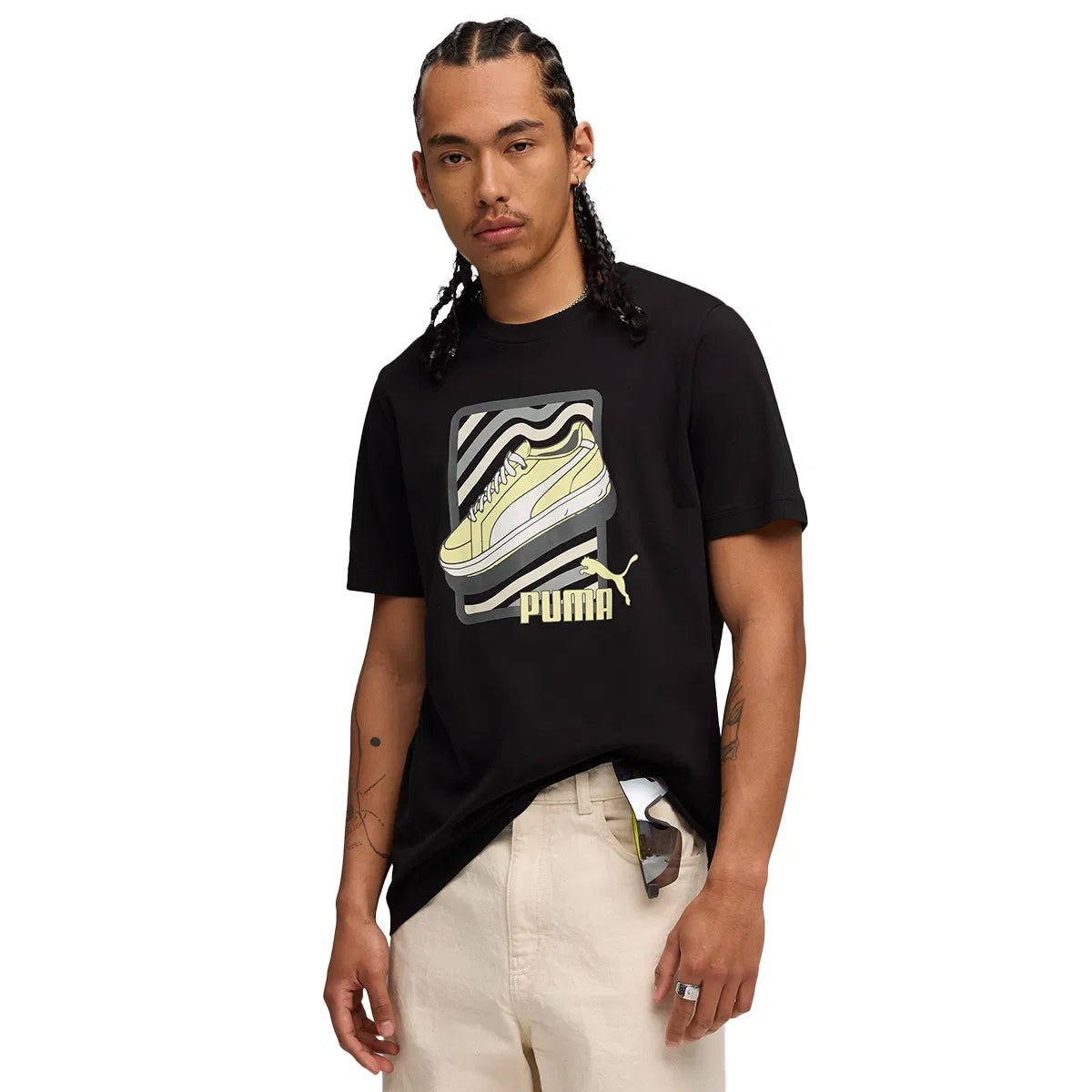 Puma Graphic Siyah Erkek T-Shirt