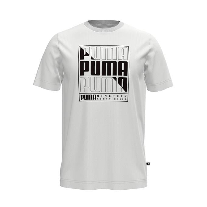 Puma Graphics Box Beyaz Erkek T-Shirt