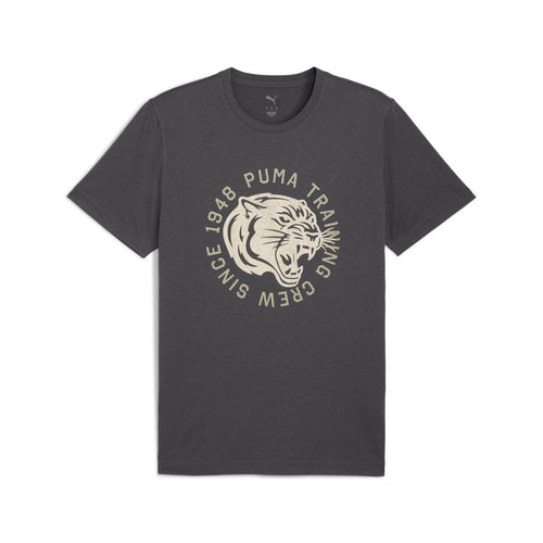 Puma Illustrated Graphic Erkek T-Shirt - Gri