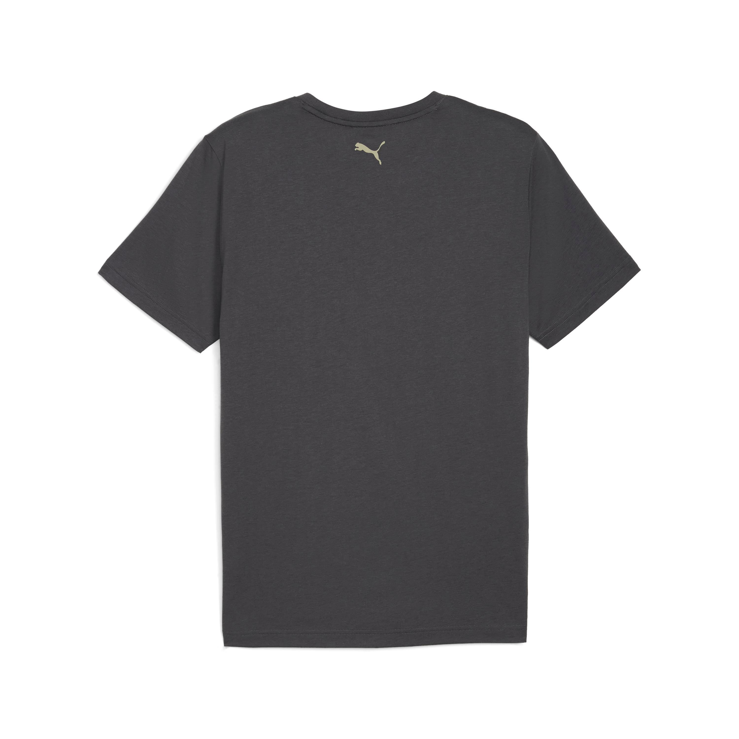 Puma Illustrated Graphic Erkek T-Shirt - Gri