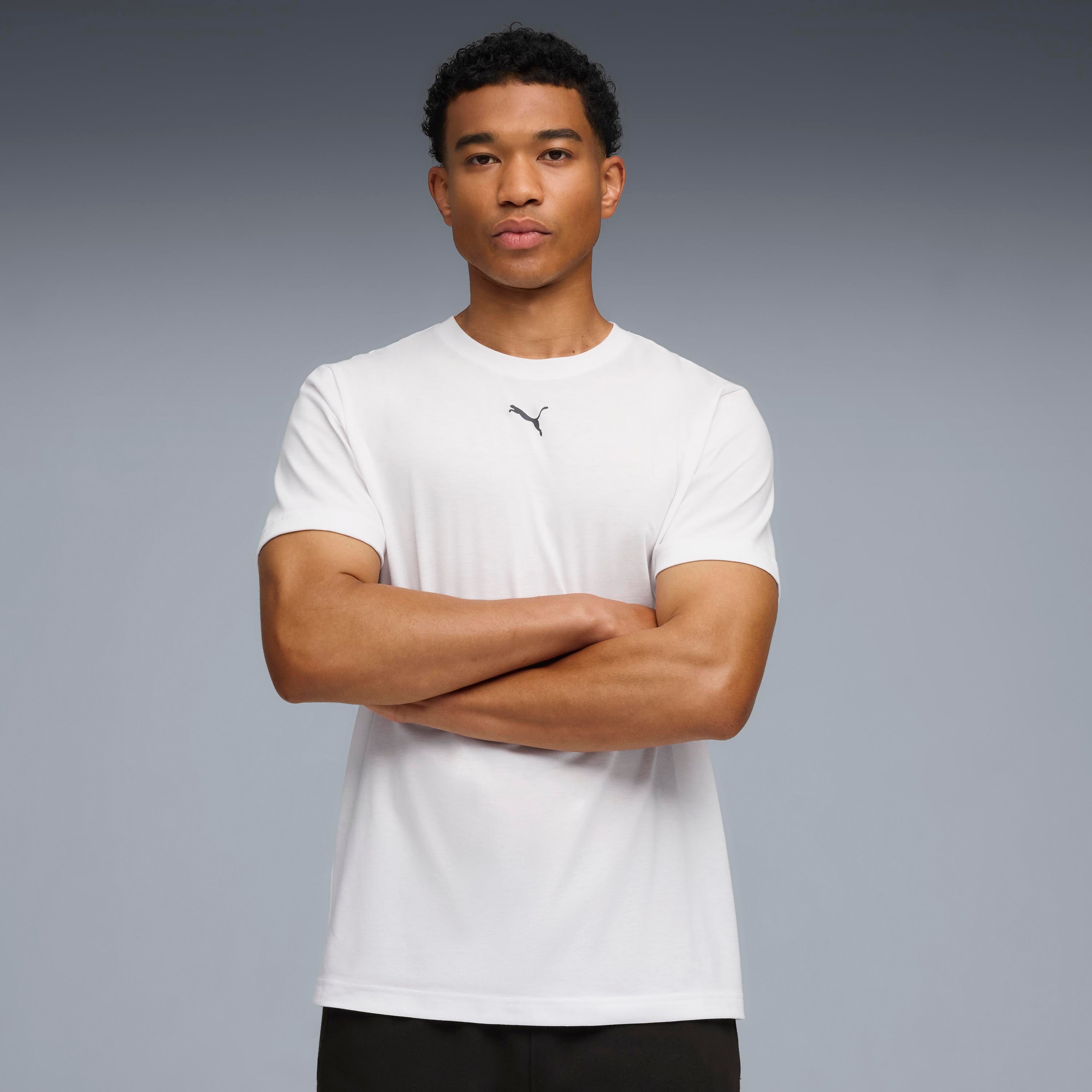 Puma Graphics Illustrated Beyaz Erkek T-Shirt