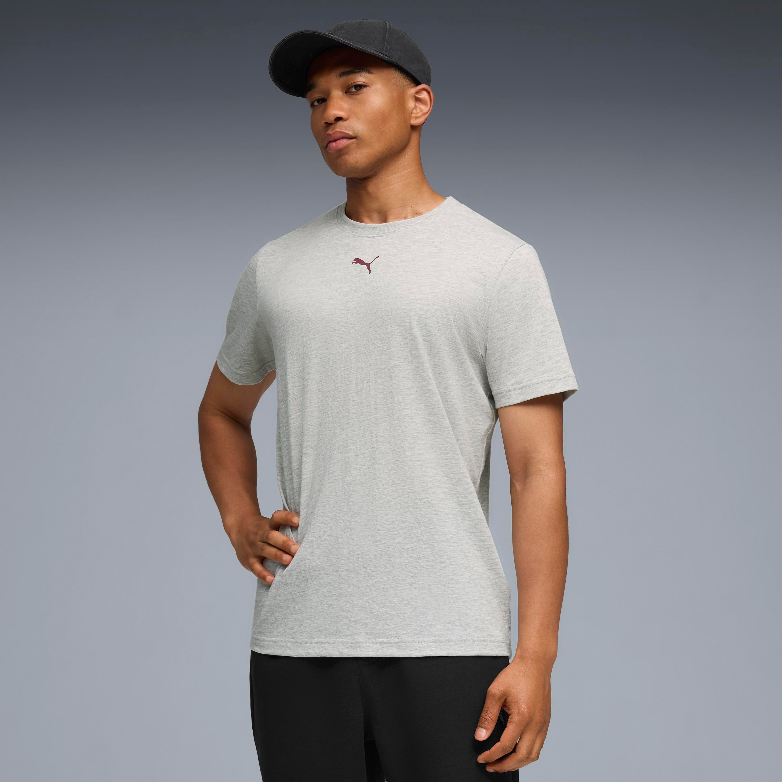 Puma Graphics Illustrated Gri Erkek T-Shirt