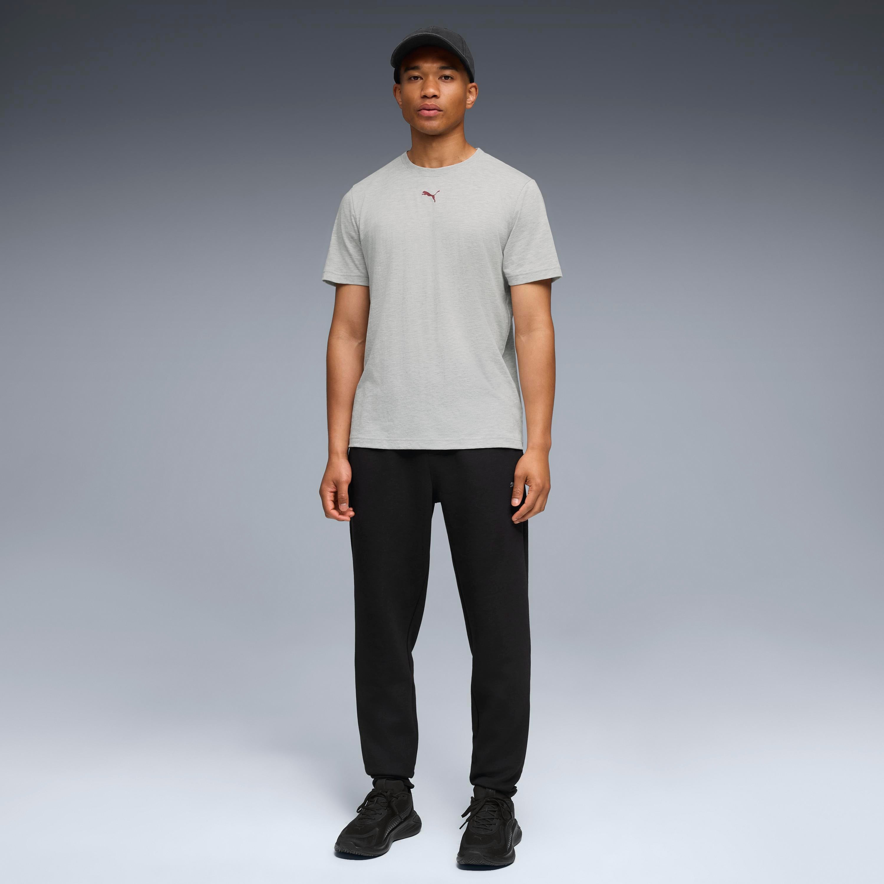 Puma Graphics Illustrated Gri Erkek T-Shirt