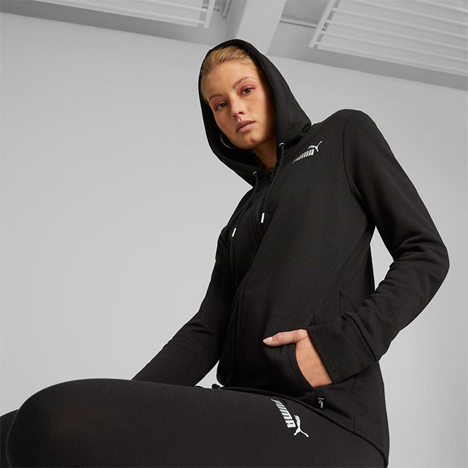 Puma Metallic Siyah Kadın Eşofman Takımı
