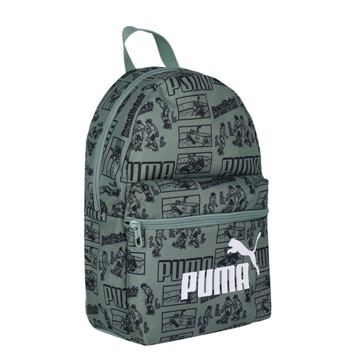 Puma Phase AOP S Unisex Çocuk Sırt Çantası - Yeşil